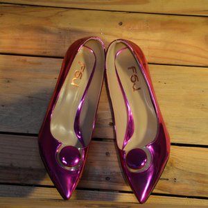Metallic Pink/Purple Pumps F5J 11.5